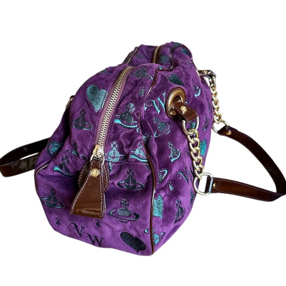 Vivienne Westwood Purple Bowling Bag - Picture 3 of 14